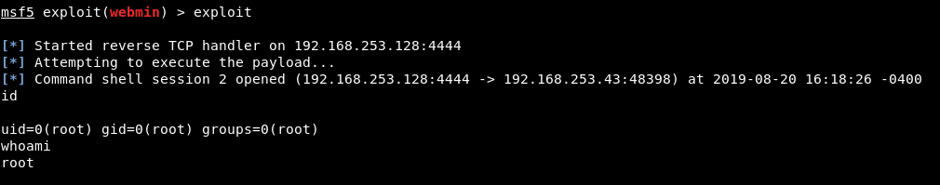 Figure 7 – Reverse Shell Connection